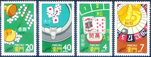 Macau. Glücksspiel 1987.