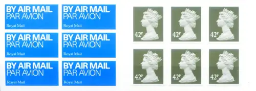 Großbritannien. Definitiv. Tipo Machin 42 S. 2002. Libretto.