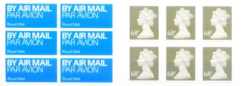 Großbritannien. Definitiv. Tipo Machin 68 S. 2002. Libretto.