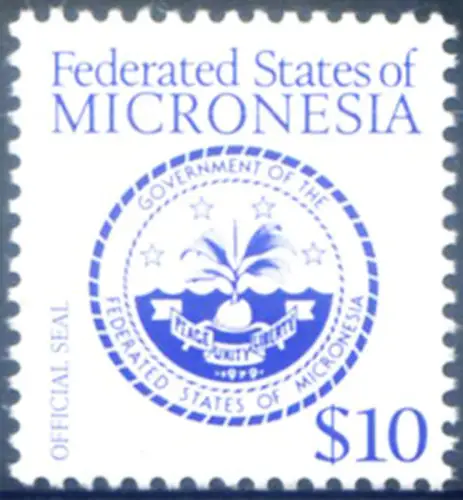 Mikronesien. Definitiv. Wappen 1985.