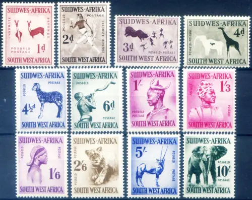 Südwestafrika. Definitiv. Malerei 1954.