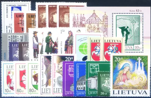 Litauen. Kompletter Jahrgang 1994.