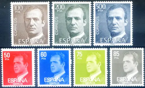 Spanien. Definitiv. König Juan Carlos I 1981.