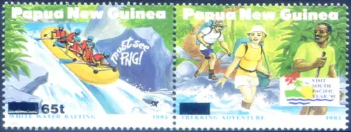 Papua. 1995 überdruckt. Vielfalt.