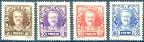 Monaco. Prinz Ludwig II. 1933.