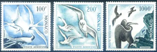 Monaco. Fauna. Seevögel 1957.