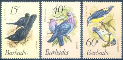 Barbados. Definitiv. Fauna. Vögel 1982.