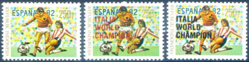 Indonesien. Sport. Fußball 1982.