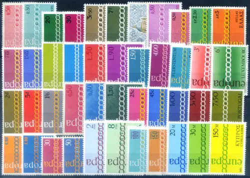 CEPT. kompletter Jahrgang 1971.