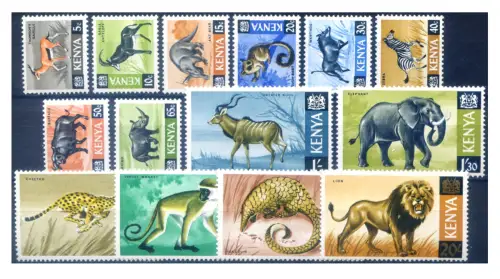 Kenia. Definitiv. Wildtiere 1966.