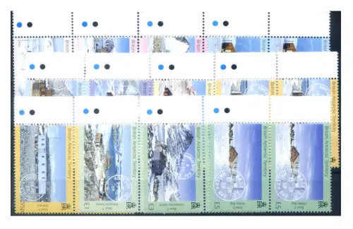 Britisches Antarktisgebiet. Definitiv. Grundlagen der wissenschaftlichen Forschung 2003. Paare.