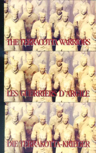 Vereinte Nationen. 3 Büros. Terrakotta Krieger, China 1997. 3 Hefte.
