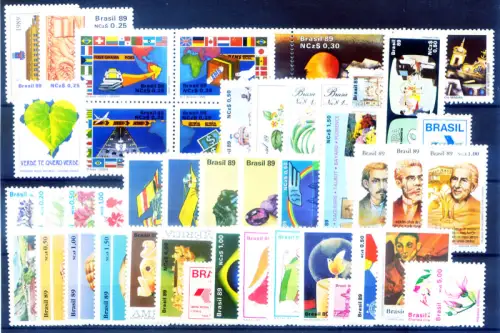 Brasilien. kompletter Jahrgang 1989.