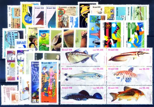 Brasilien. kompletter Jahrgang 1988.