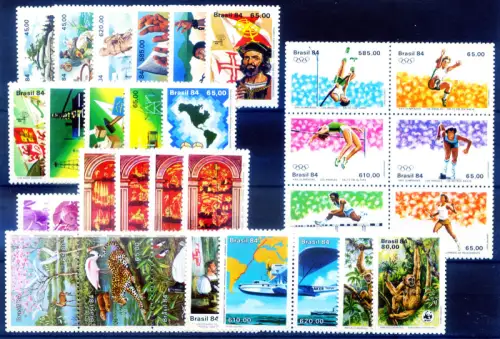 Brasilien. kompletter Jahrgang 1984.