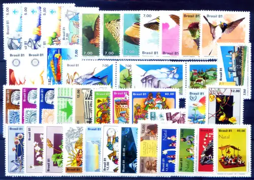 Brasilien. kompletter Jahrgang 1981.