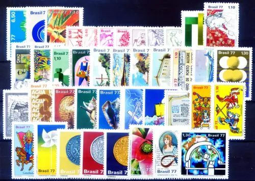 Brasilien. kompletter Jahrgang 1977.