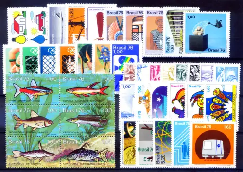 Brasilien. kompletter Jahrgang 1976.