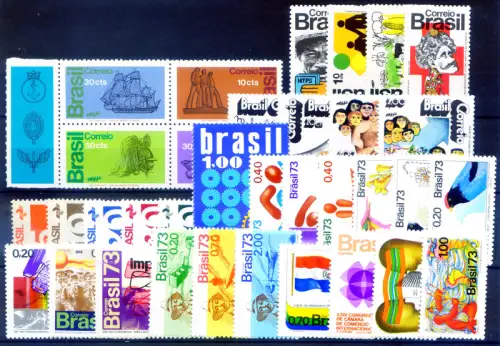 Brasilien. kompletter Jahrgang 1973.