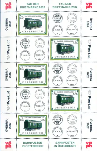 Österreich. Tag der Briefmarke 2001. Kleinbogen.