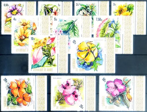 Guinea. Definitiv. Flora. Blumen 1974.