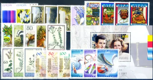 Liechtenstein. kompletter Jahrgang 1993.