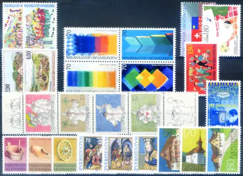 Liechtenstein. kompletter Jahrgang 1998.