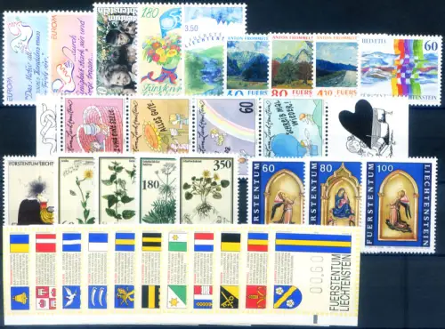 Liechtenstein. kompletter Jahrgang 1995. Inklusive 'Automatik'.