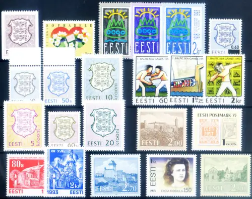 Estland. kompletter Jahrgang 1993.