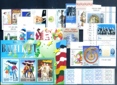 Estland. kompletter Jahrgang 1999.