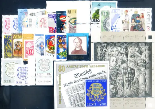 Estland. kompletter Jahrgang 1998.