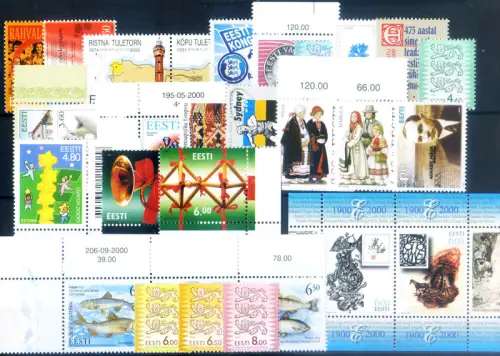 Estland. kompletter Jahrgang 2000.