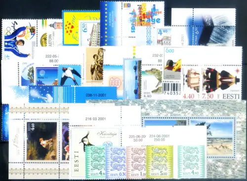 Estland. kompletter Jahrgang 2001.