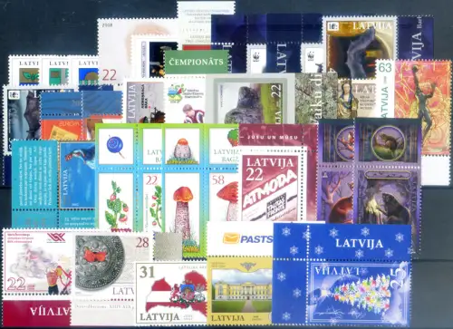 Lettland. kompletter Jahrgang 2008.