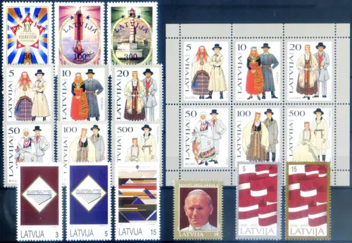 Lettland. kompletter Jahrgang 1993.