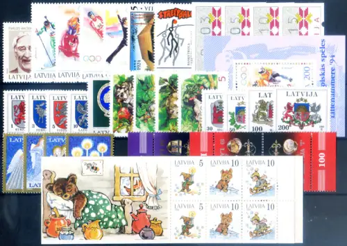 Lettland. kompletter Jahrgang 1994.