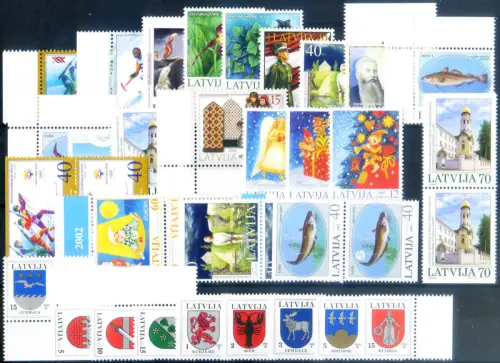 Lettland. kompletter Jahrgang 2002.
