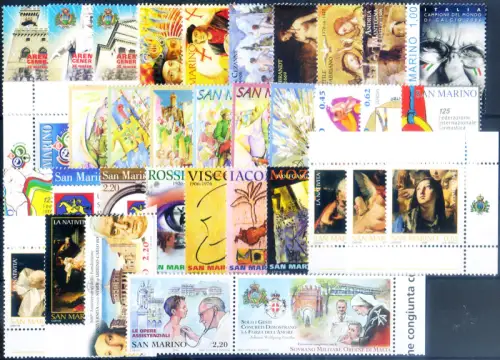 San Marino. kompletter Jahrgang 2006.
