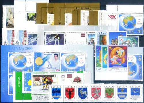 Lettland. kompletter Jahrgang 2000.
