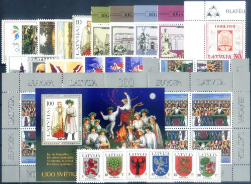Lettland. kompletter Jahrgang 1998.