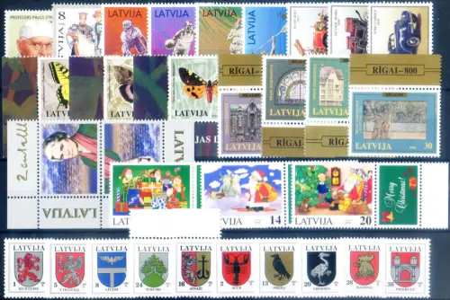 Lettland. kompletter Jahrgang 1996.