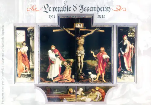 Frankreich. Issenheimer Altar 2012. Zettel.