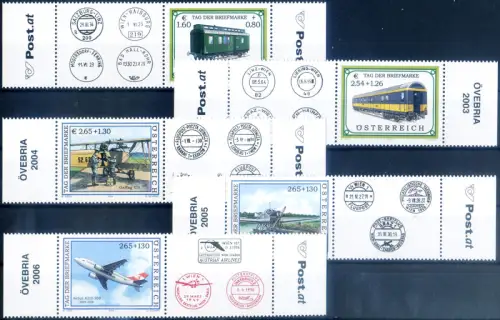 Österreich. Tag der Briefmarke 2002-2006.