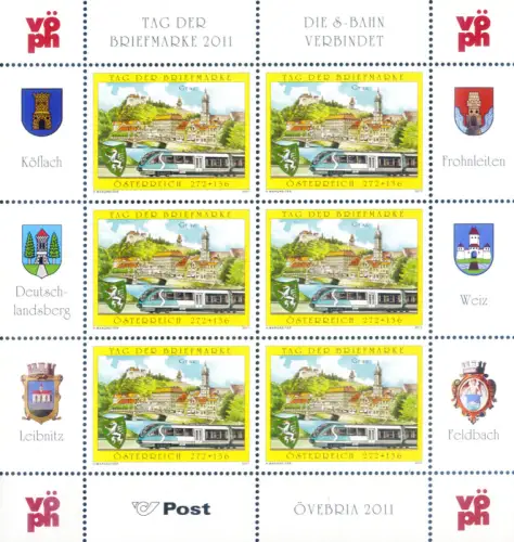 Österreich. Tag der Briefmarke 2011. Kleinbogen.