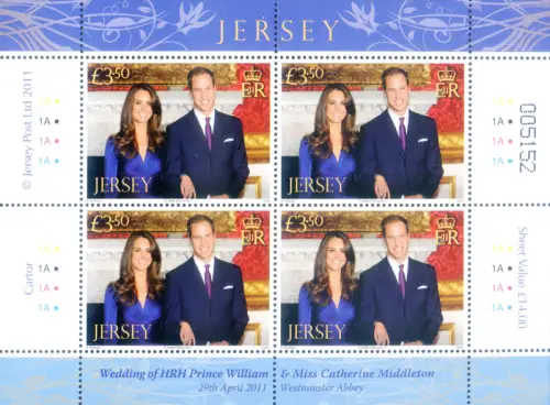 Trikot. Königsfamilie 2011. Kleinbogen.