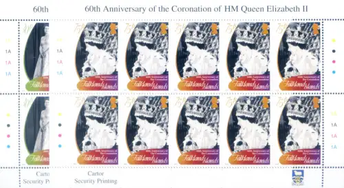 Falklandinseln. Königsfamilie 2013. 4 Miniblätter.