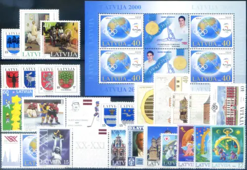 Lettland. kompletter Jahrgang 2000.