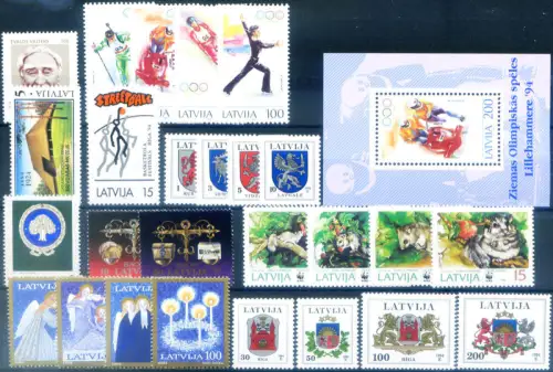Lettland. kompletter Jahrgang 1994.