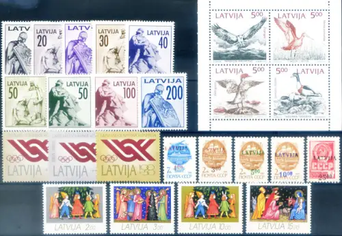 Lettland. kompletter Jahrgang 1992.