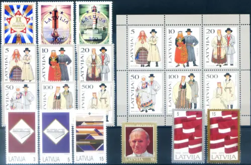 Lettland. kompletter Jahrgang 1993.